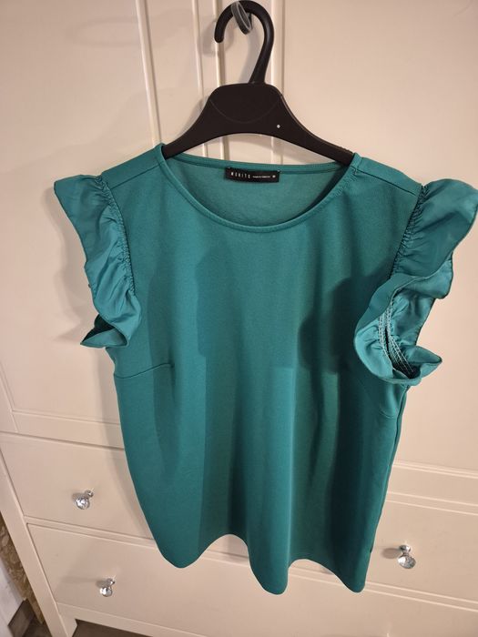 Szmargdowa bluzka Mohito Jak nowa