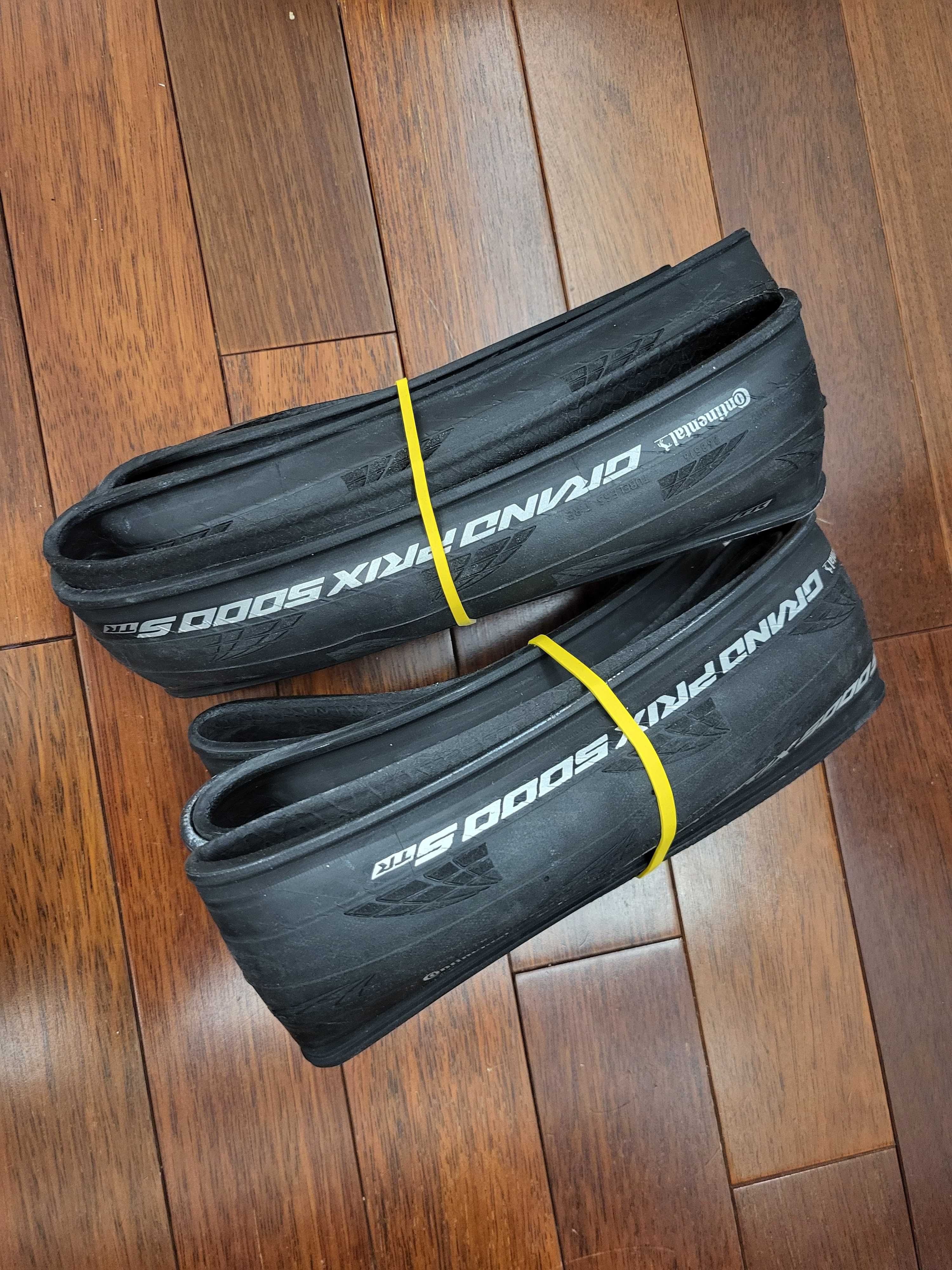 Dwie opony Continental Grand Prix 5000 S TR     700x25   +   700x28