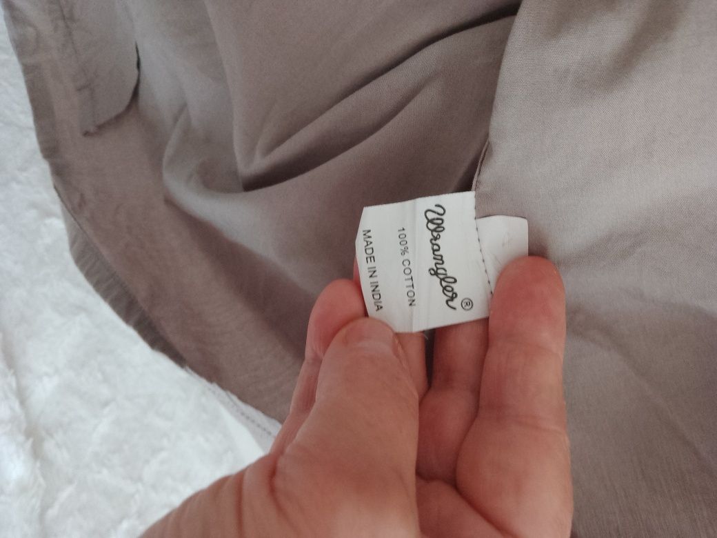 Koszula XL Wrangler cotton kakaowa