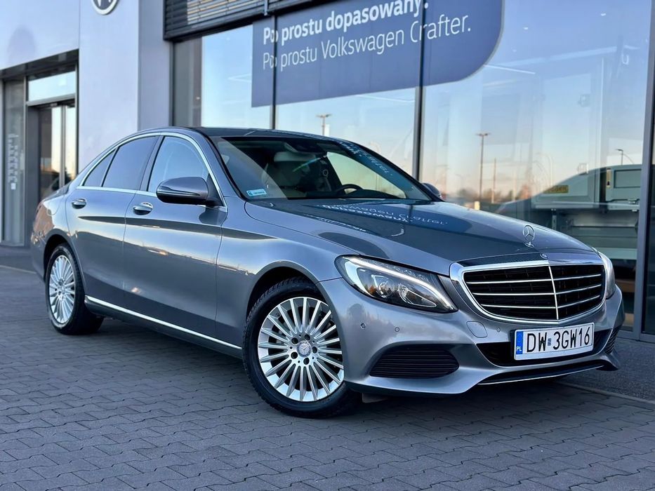 Mercedes-Benz Klasa C W205 C200d * FV * Full LED * Beżowe wnętrze * 7G-Tronic * Salon PL