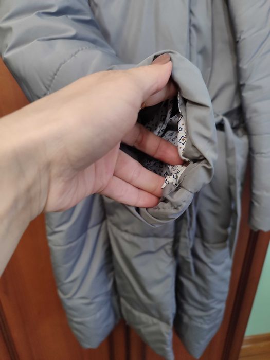 Куртка зимова довга, пальто зимове довге