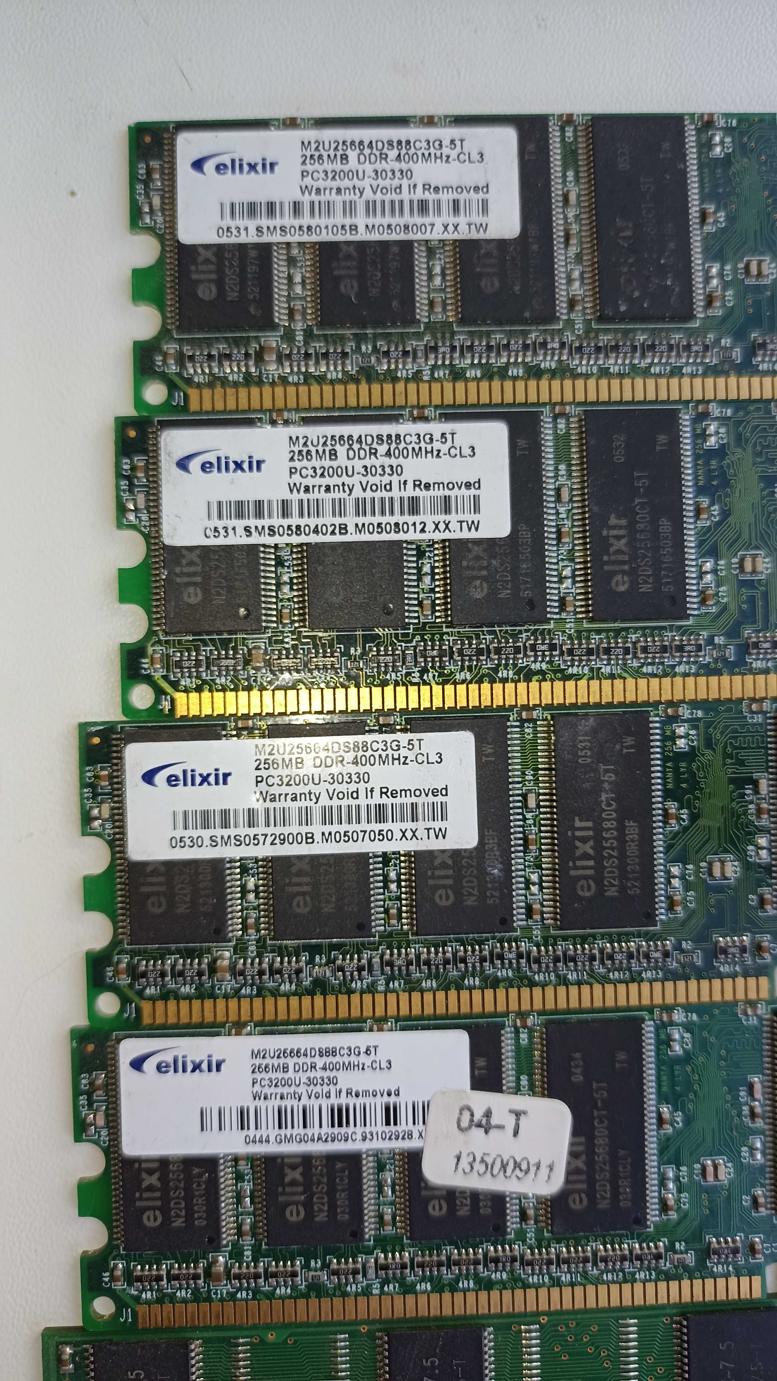 Процессоры Pentium Оперативная память Elixir 256 Мб ddr 400mhz-CL3