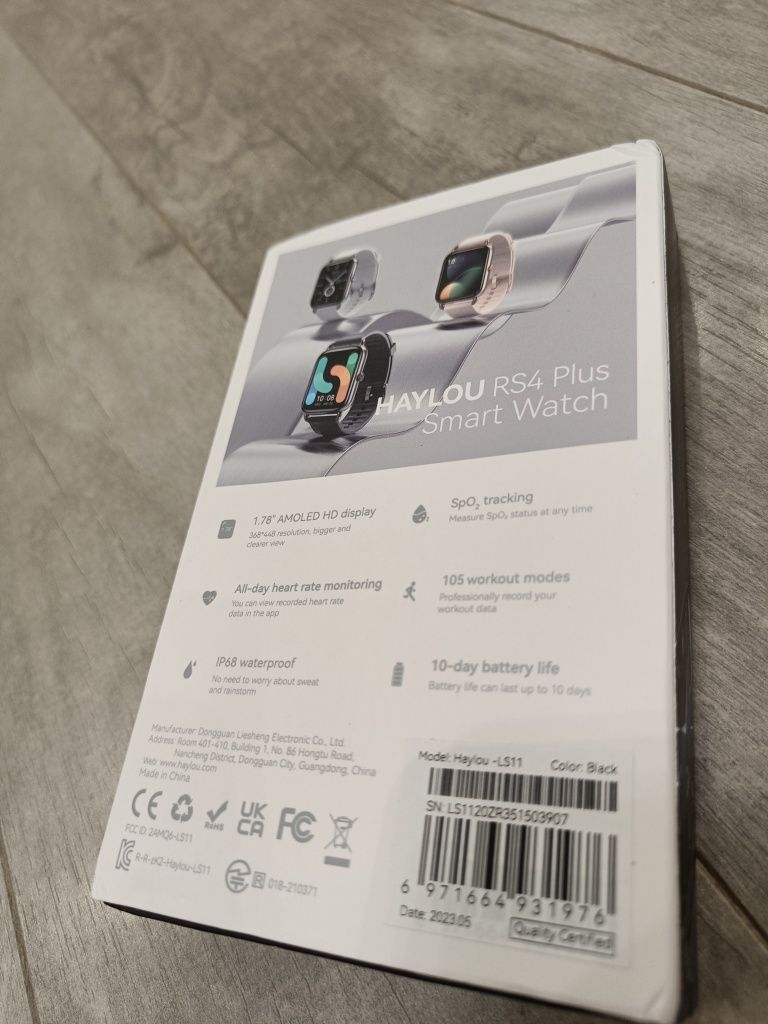 Haylou RS4 plus смарт-годинник Xiaomi  Silver