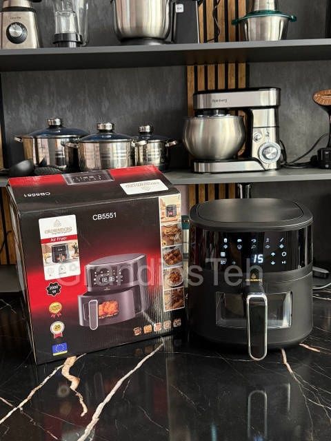 ПОТУЖНА! Аерофритюрниця 2000Вт, аерогриль, піч, духовка, плита, фрітюр