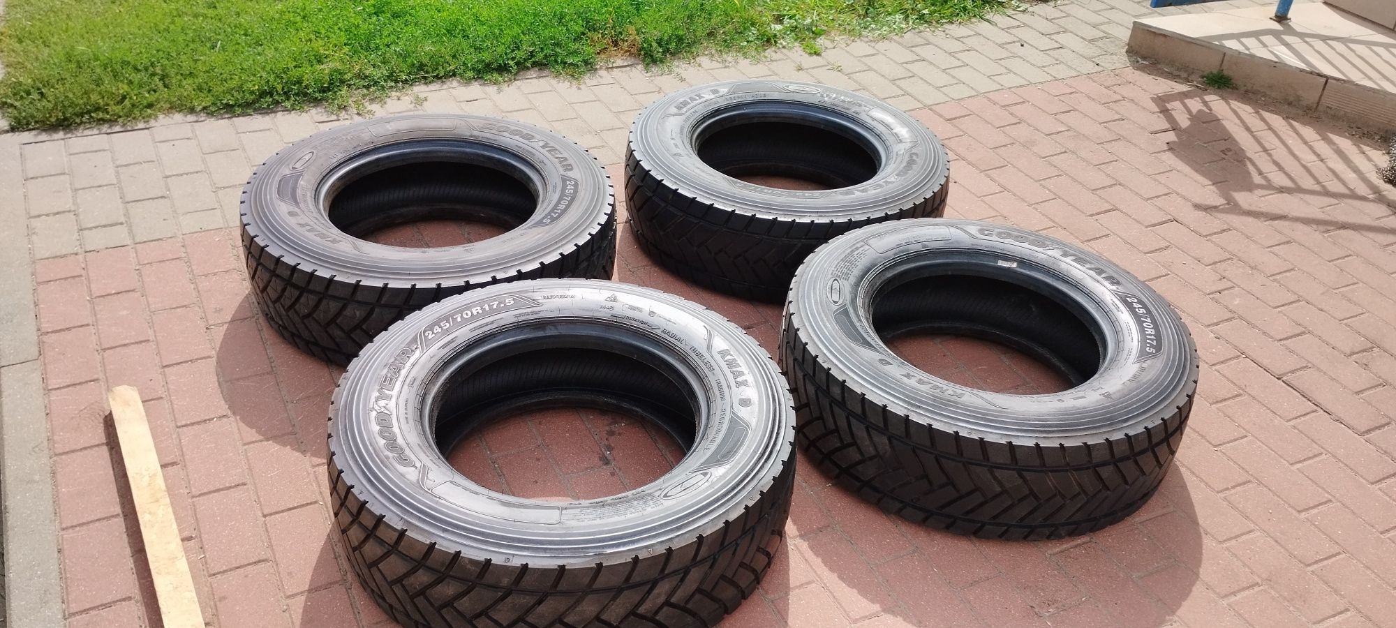 Goodyear 245/70R17.5, 2020r,12mm, bezNapraw, 245/70/17.5, Wysyłka
