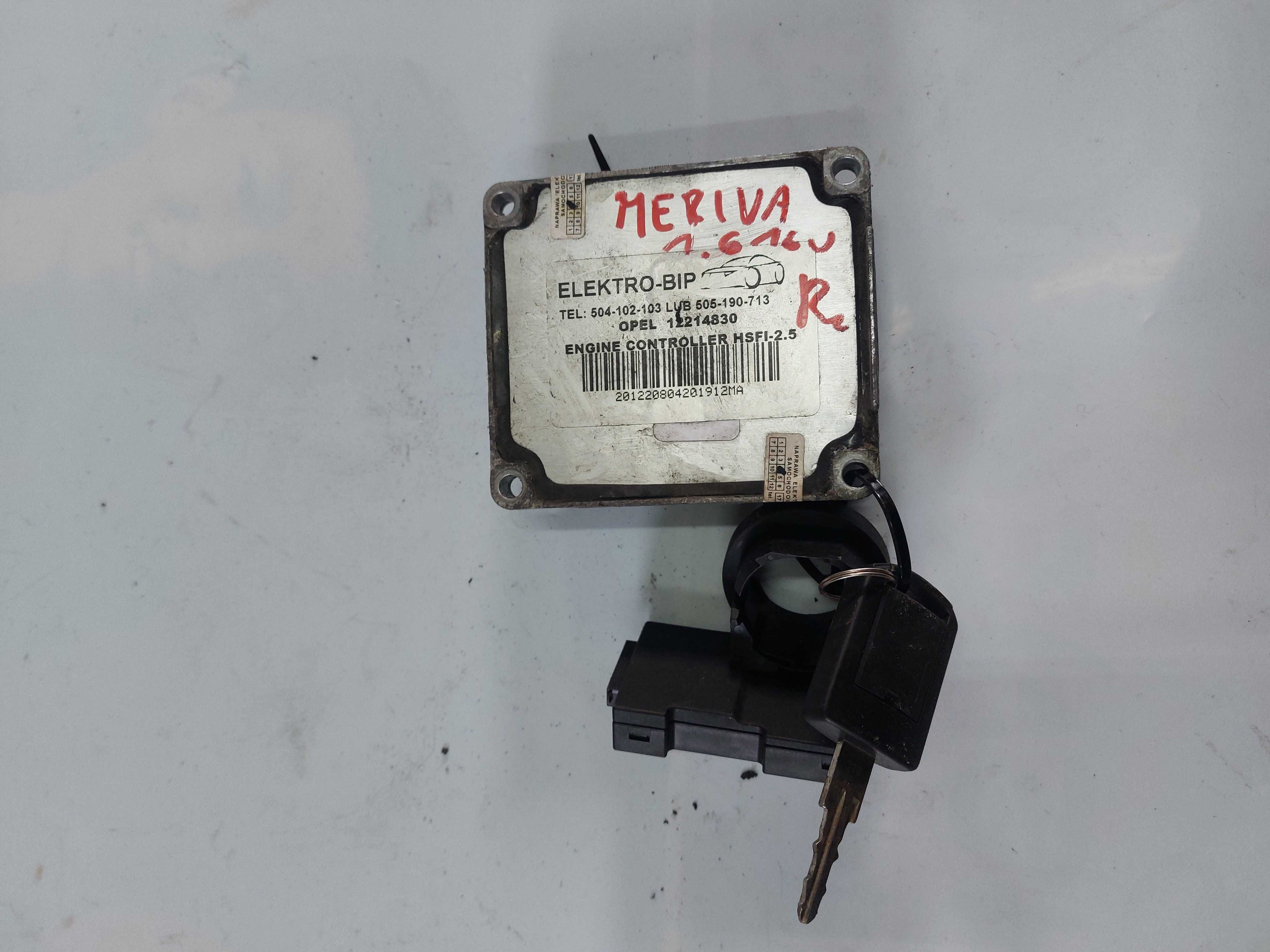 Sterownik Silnika Opel MERIVA A 03-06.r 1.6 Z16XE 101KM 830 DYDT