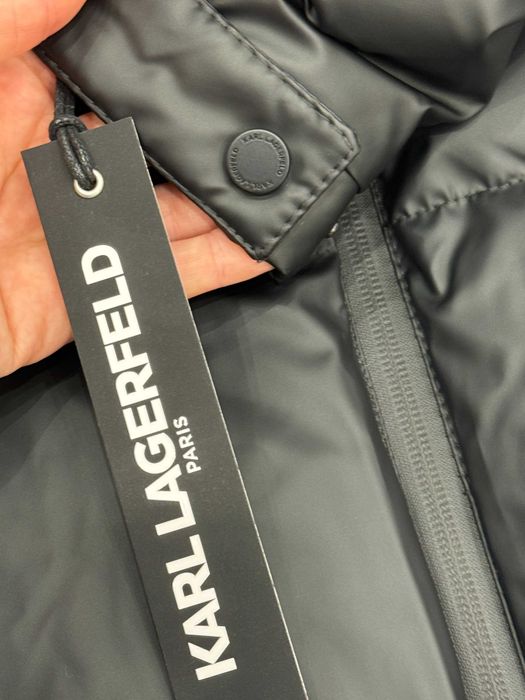 Пуховик Karl Lagerfeld, новий чорний, зимова куртка, розмір ХЛ,XL