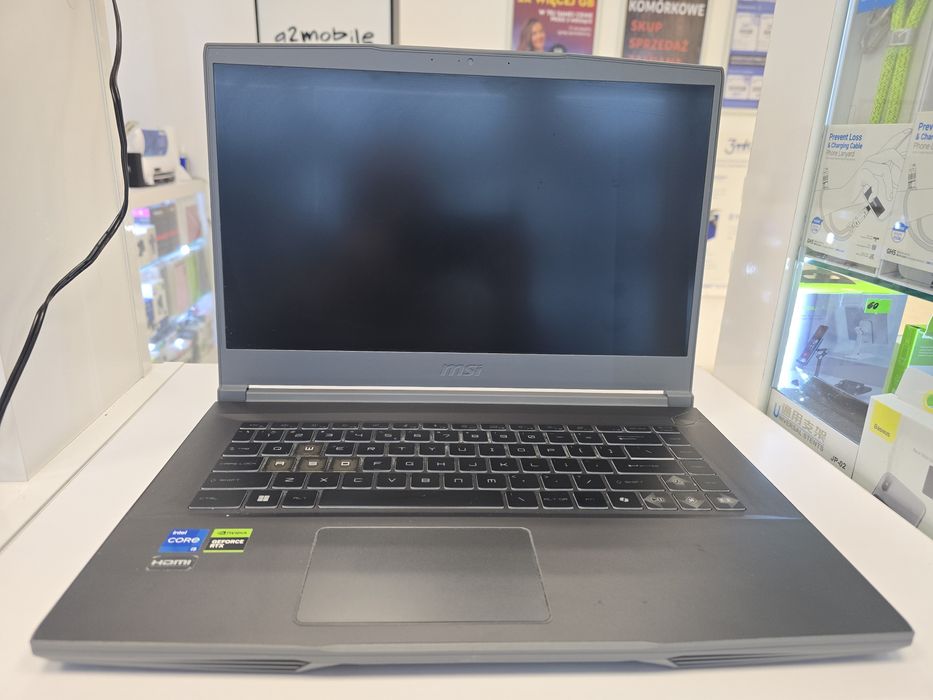 Laptop MSI Thin 15 B12UC RTX 3050 i5-12450H 16GB Ram 512 ssd - gwaranc