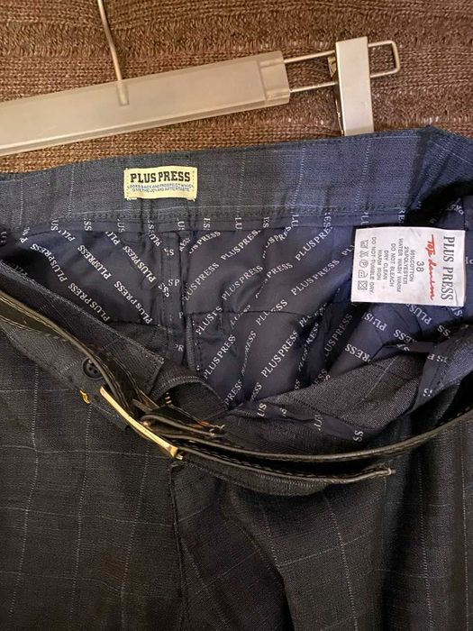 чоловічі штани Plus PRESS темно сірого кольору розмір 48