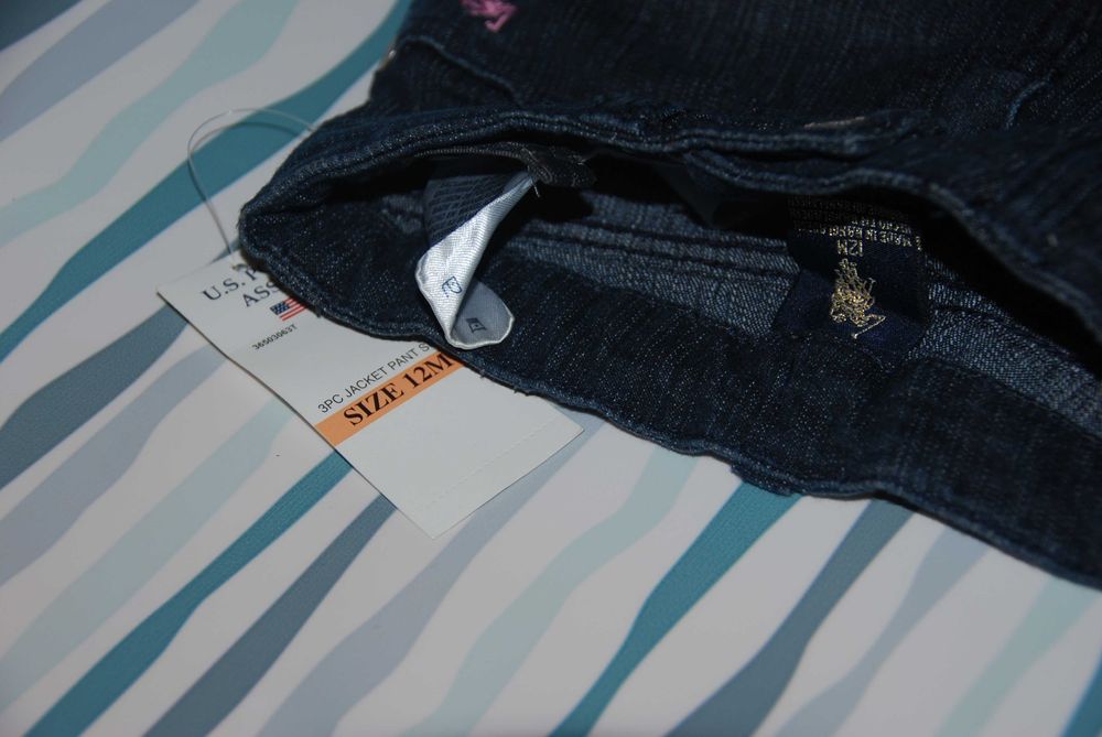 Новый гольф реглан и джинсы для девочки оригинал бренд U.S. polo. ASSN