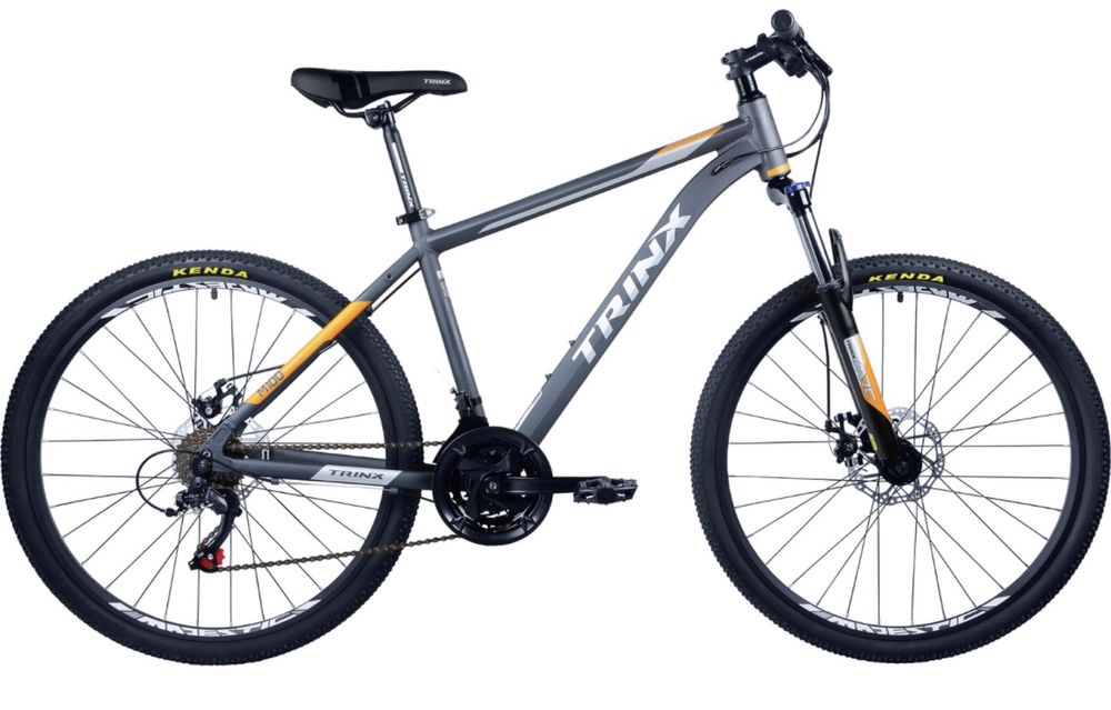 Велосипед TRINX M100 26" рама 17" 2023 Сірий матовий