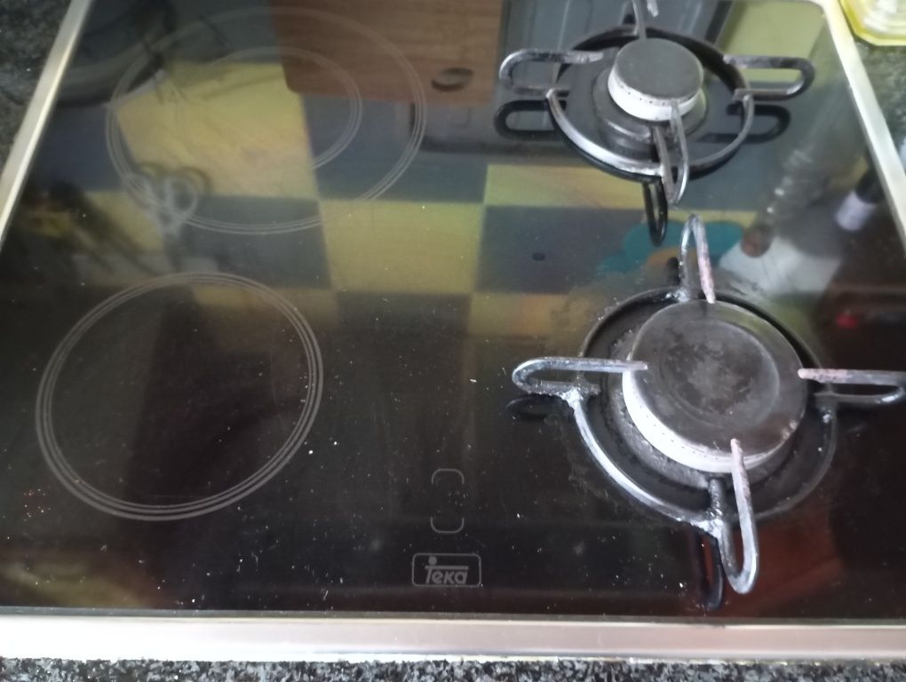 Placa indução e gás mais Forno elétrico