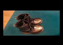 Buty czarne mieniace