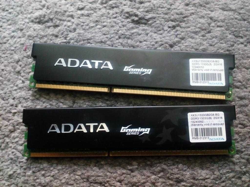 Память Adata Gaming Series DDR3 1333MHz 4 GB(2x2GB) (AX3U1333GB2G8-BG)
