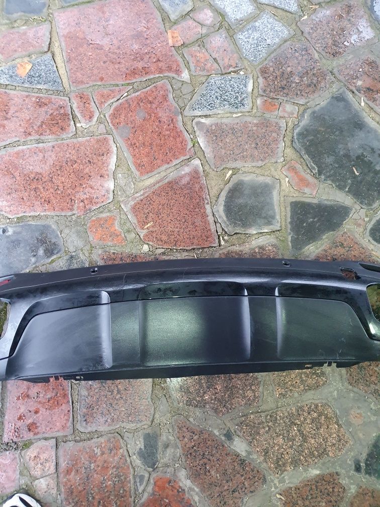 Диффузор(накладка) Заднього бамперу Mercedes GLE 167 AMG