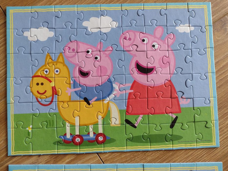 Puzzle 4w1 Świnka Peppa