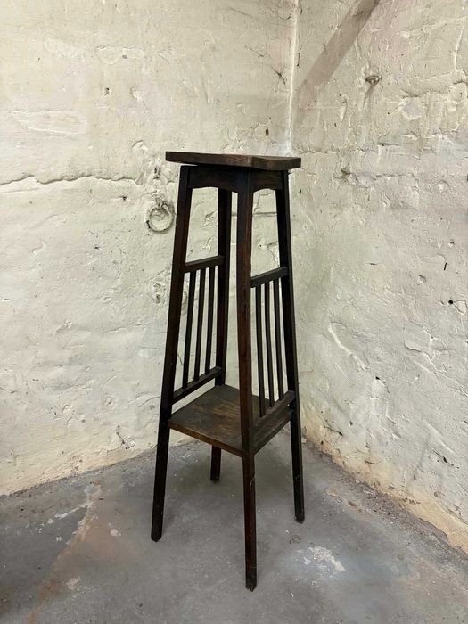 Kwietnik / drewniany / vintage / PRL