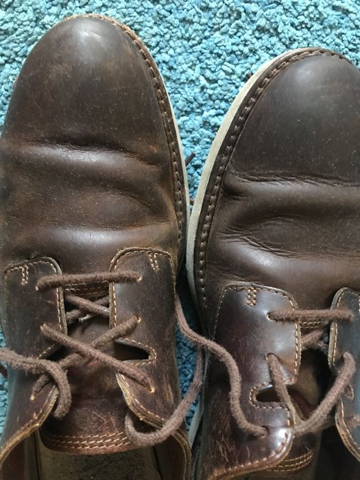 Sapatos castanhos vintage marca Clark