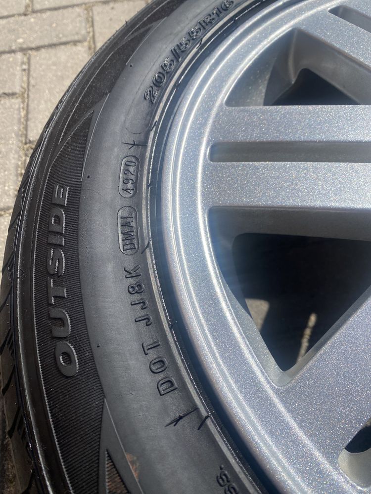 Ford felgi + opony letnie 205/55 r 16 orginal