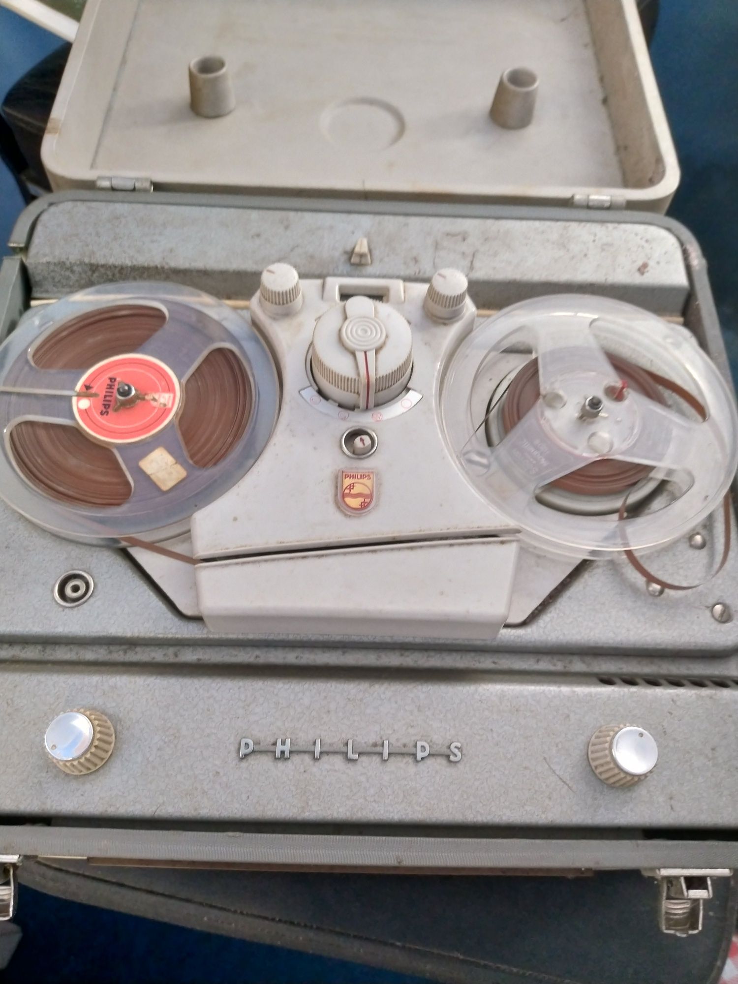 Leitor gravador bobines vintage Philips