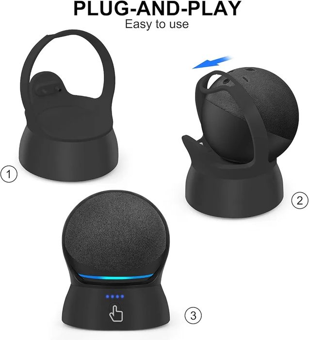 Портативна батарея  Echo Dot 4  10000 мА. Док станція.