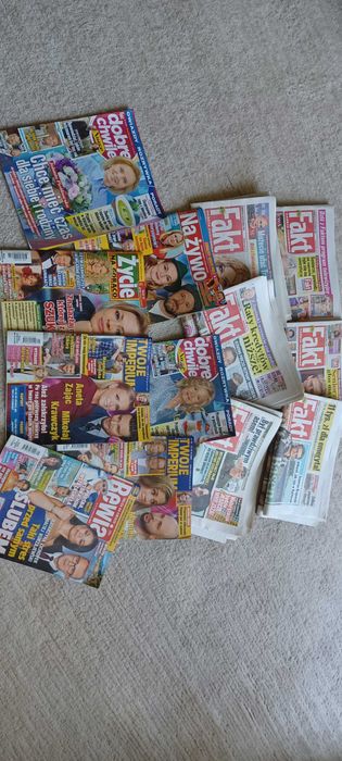 Fakt, Na Żywo i inne gazety, czasopisma 18 sztuk