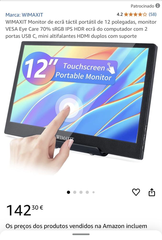 Monitor 12 Touch wimaxit