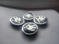 dekielki w alu felgi do 4x Skoda 56/52 mm 5JA601151A