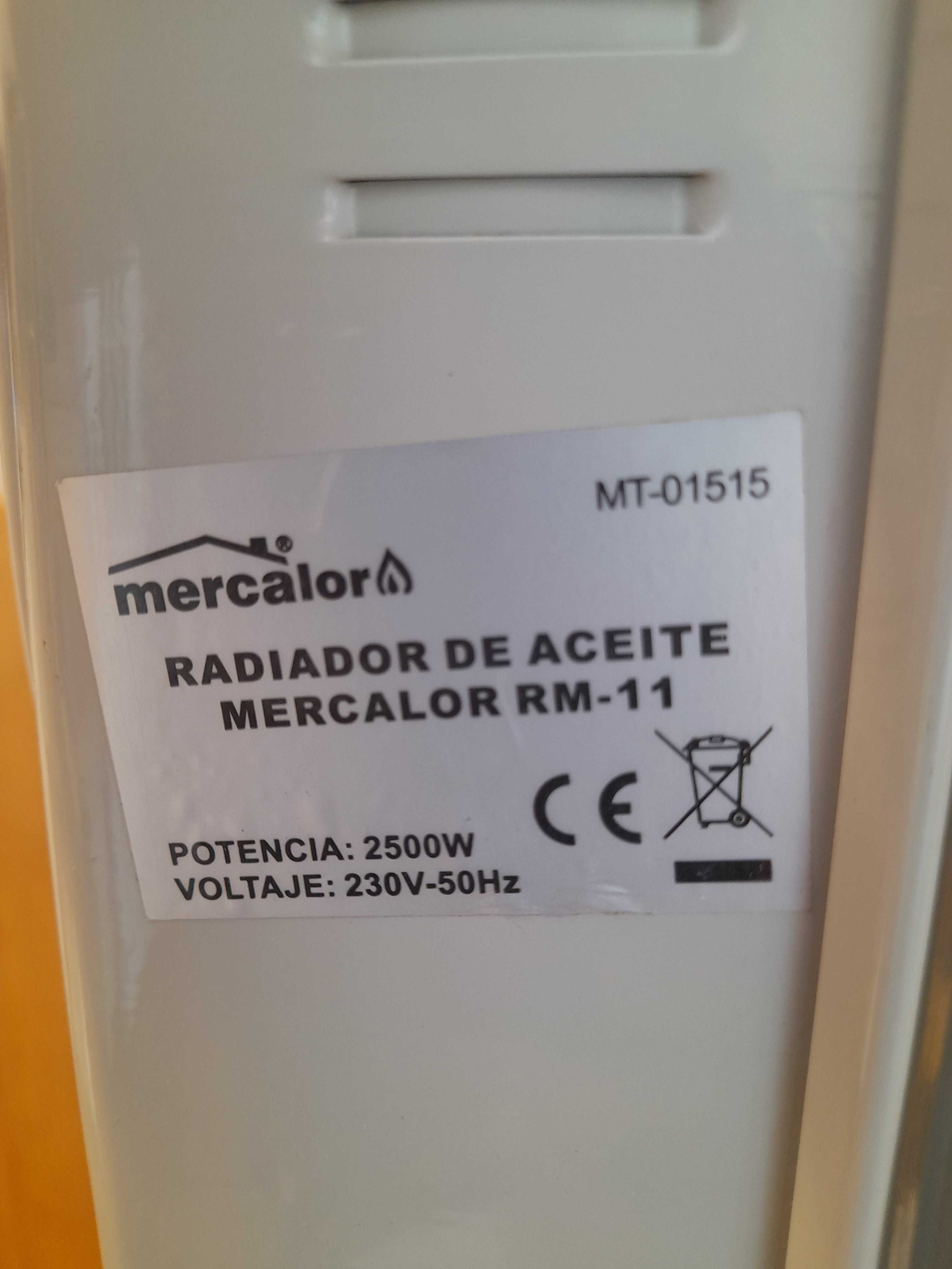 Radiador a óleo 2500 W  Mercalor RM-11