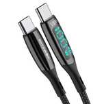 Kabel Usb-C Usb-C 100W, (Czarny) Bw-Tc23, Blitzwolf Wyświetlaczem,