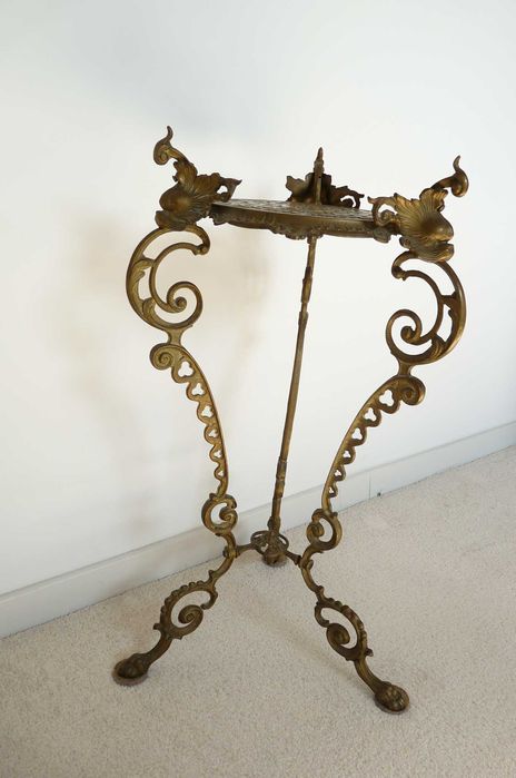 WYPRZEDAŻ PRZEPROWADZKA mosiężny stojak na kwiaty