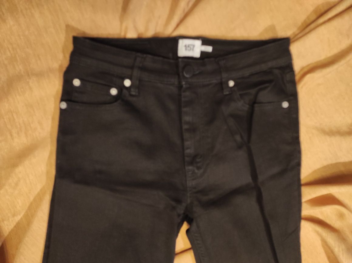 Świetne szwedzkie spodnie jeansy Lager 157 model drain r.M/ L pas 72-7