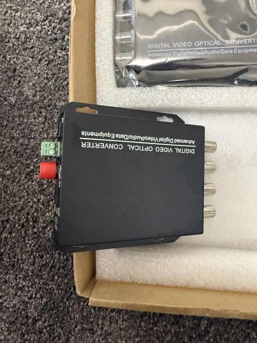 аналогово оптичний конвертер камер відеонагляду