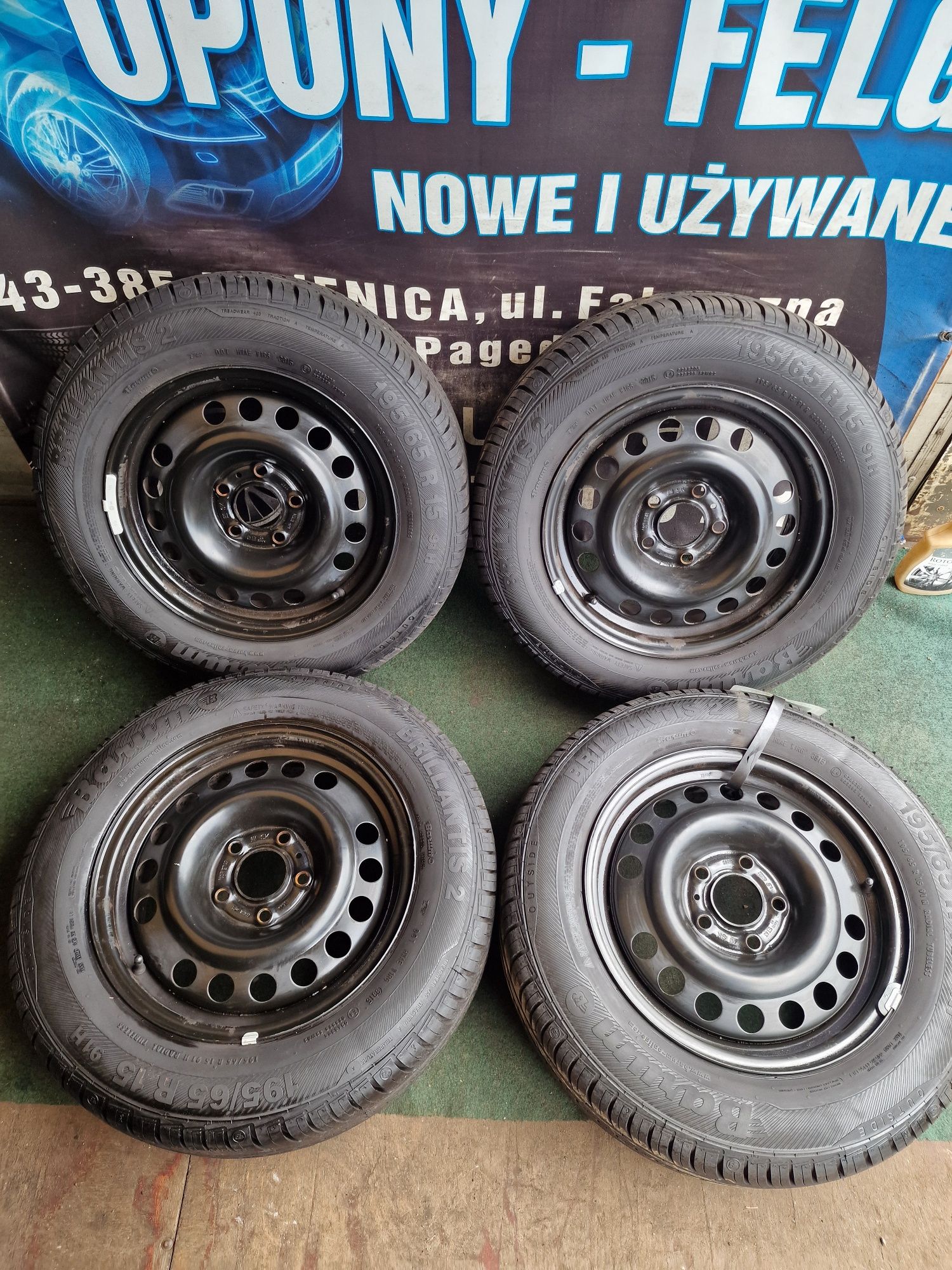 Koła letnie 15 5×110 Opel Astra Vectra Zafira Orginał 9mm