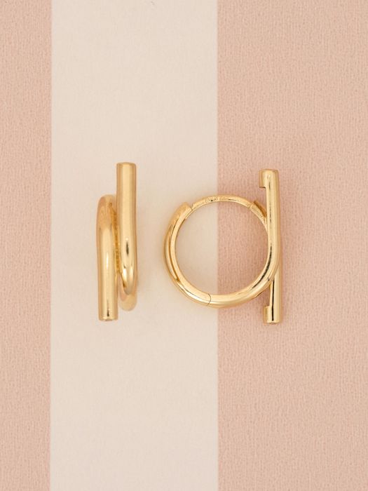 Złote kolczyki koła, kolczyki złoto 585