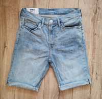 H&M szorty krótkie spodenki jeansowe, rozm. 176/ 30