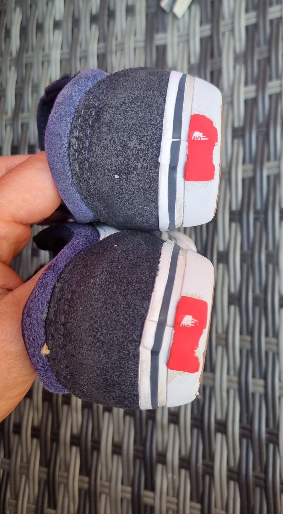 Tenis Vans  pretos e azuis