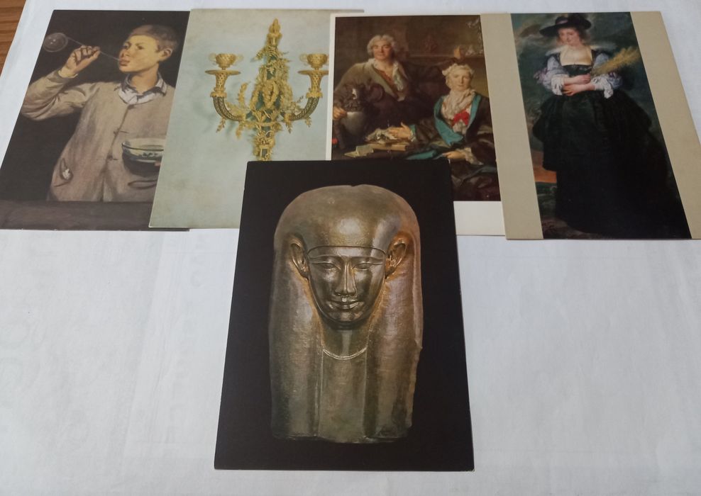 postais ilustrados coleção museu Gulbenkian