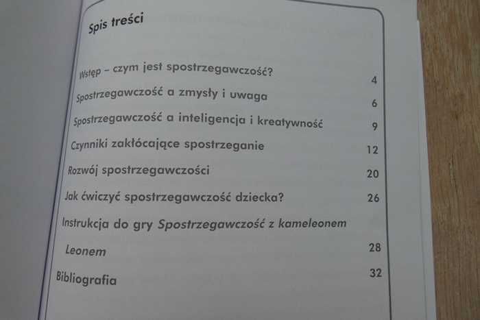 Graj w spostrzegawczość z kameleonem Leonem;6-9l; Kapitan Nauka-NOWA