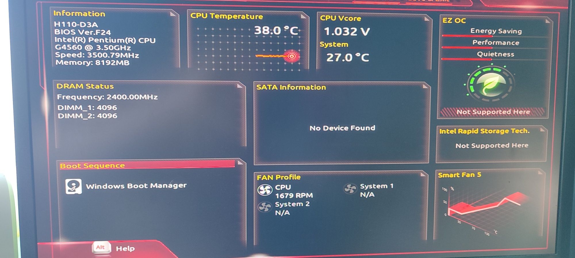 Материнська плата Gigabyte GA-H110-D3A (s1151, Intel H110, ATX)