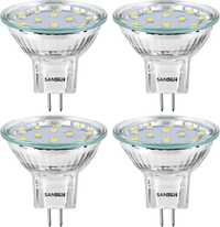 449 Żarówka LED GU4 MR11 12V Sansun 4000K 2.4W 350lm - 4 sztuki