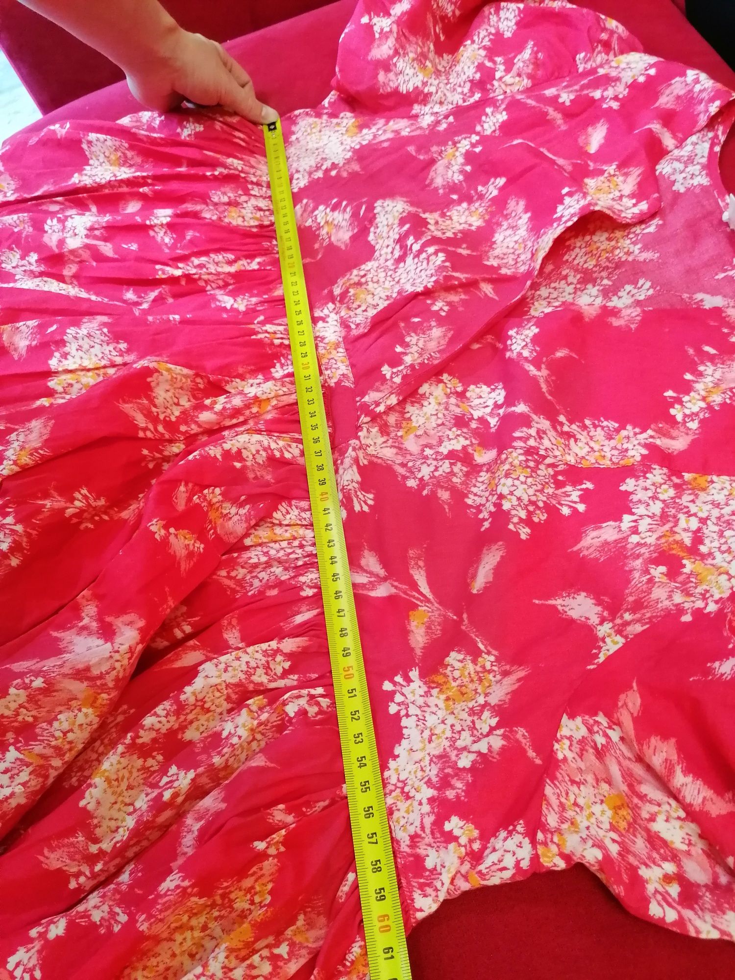 Letnia bawełniana sukienka roz L biust 120cm