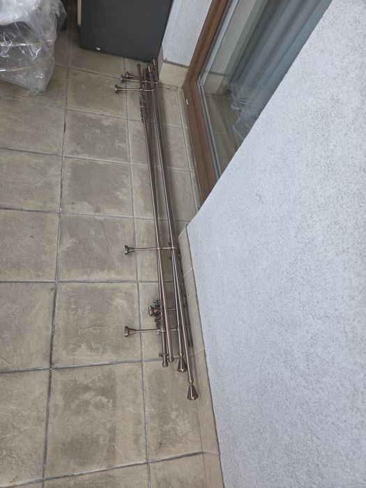 Karnisze metalowe długość 1.6m