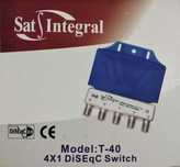 DiSEqC 4х1 Sat-Integral T-40 у кожусі (дисек, дайсік)