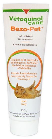 Odkłaczająca pasta dla kota przeciw kulom włosowym - Bezo-Pet 120g