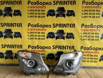 bi led фари hella mercedes sprinter w906 2006-2018 лед фари дельфін