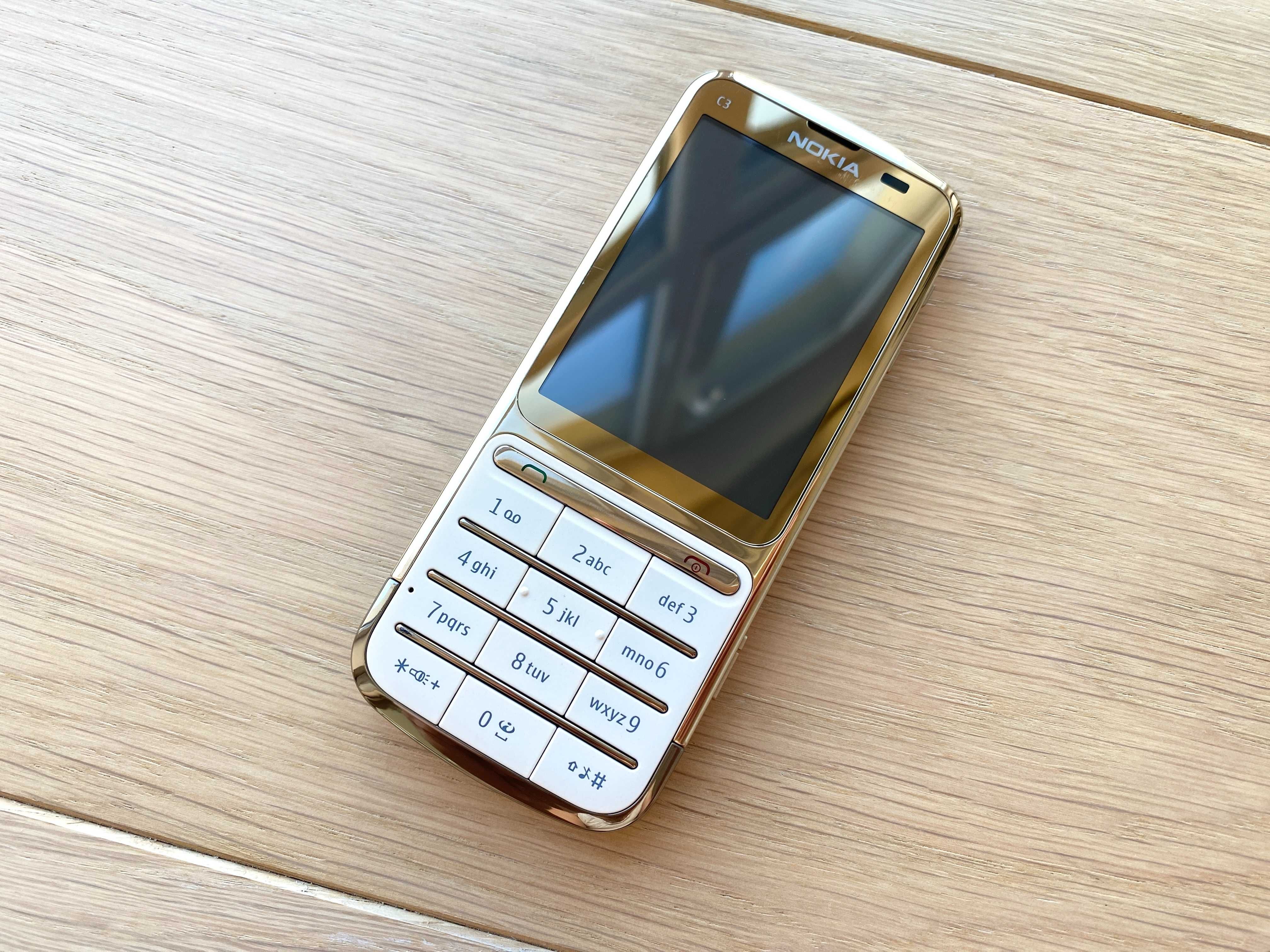 Nokia C3-01 Gold - НОВИЙ ! - Оригінал ! - Luxury phone vintage ретро