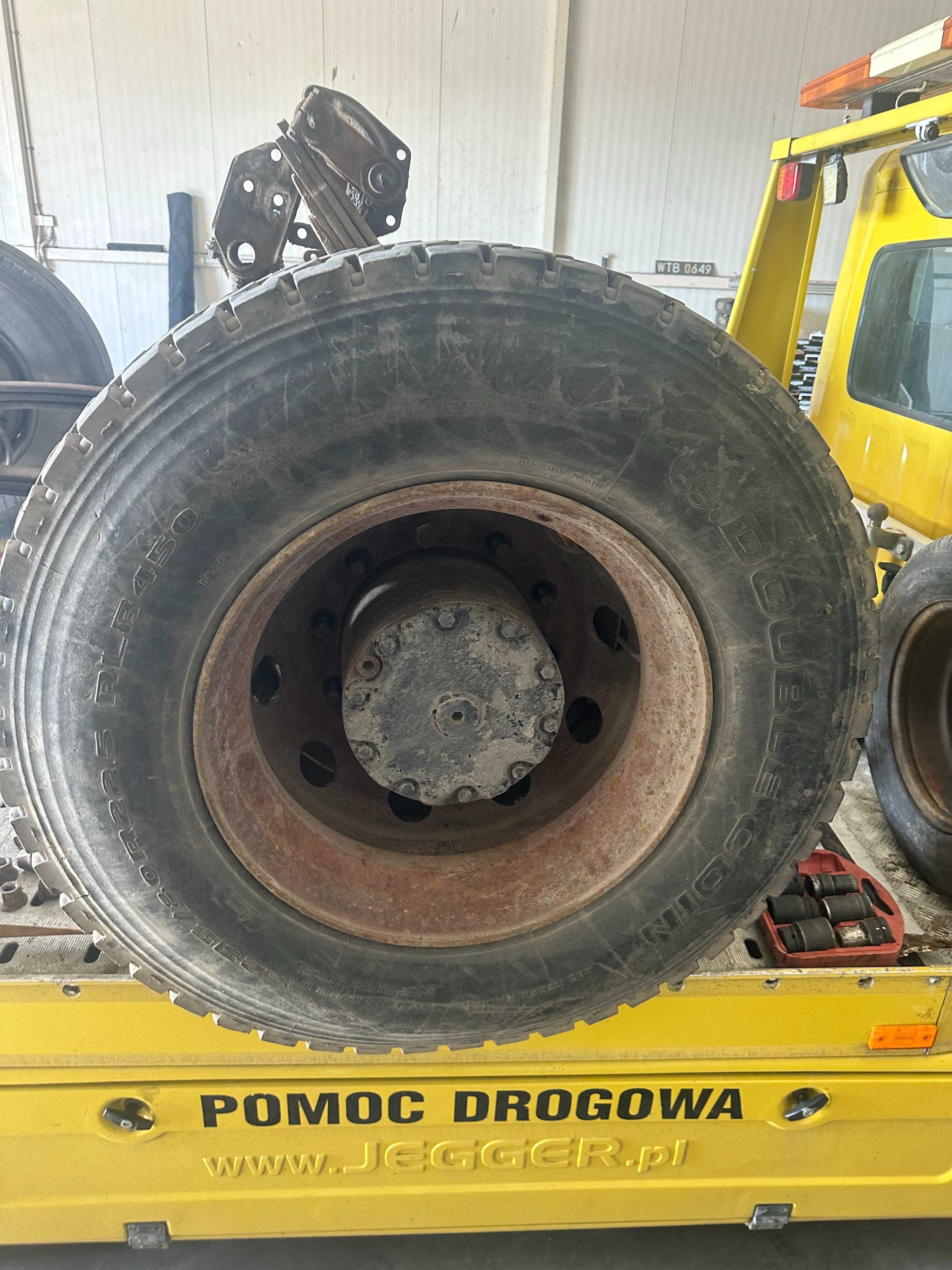 Koło Opona Felga 295/80 R 22.5 2x Sailun 4x Doublecoin