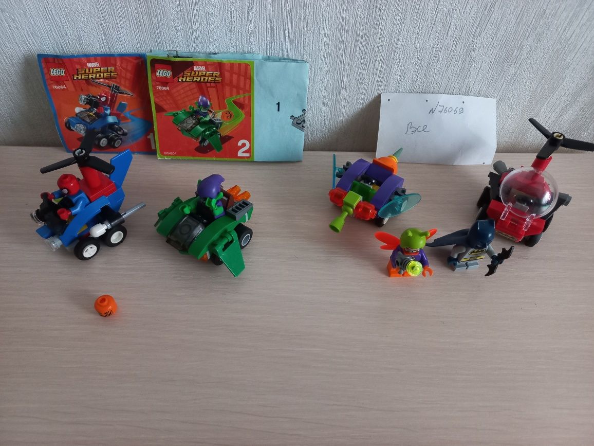 Конструктор лего lego super heroes 76064, 76069