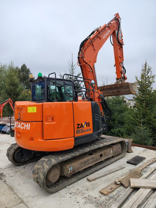Hitachi ZX85 USB5 Koparka 2018r 3łyżki 5400h 8t minikoparka gasienicow
